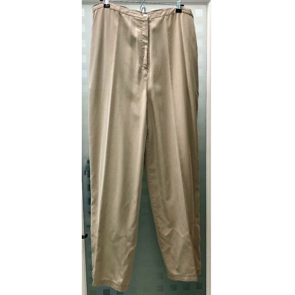 Valerie Stevens Pants - 🎉HP🎉 VALERIE STEVENS Casual Woman Soft Tencel Khaki Slacks Trousers Pants 2X